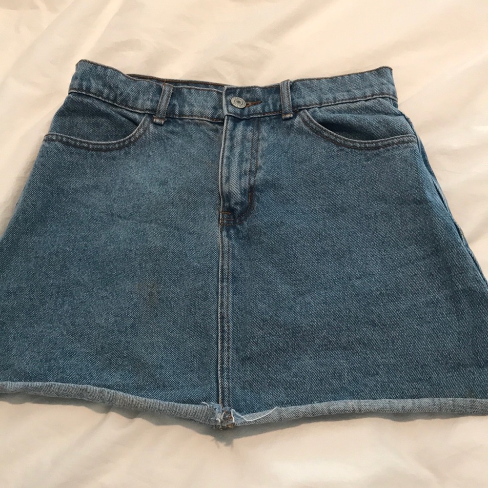 Brandy Denim Mini Skirt